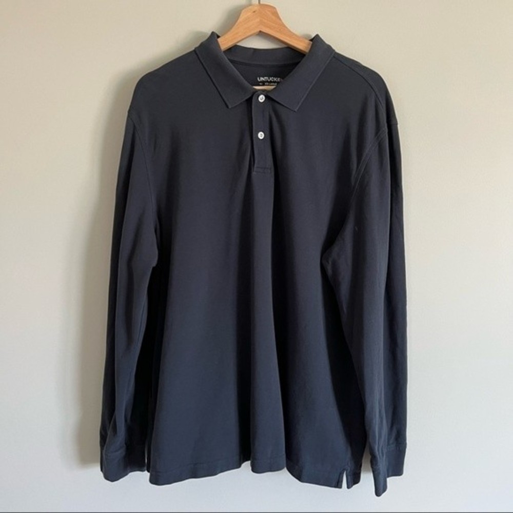Untuckit Shirt Collared Long Sleeve Polo XXL